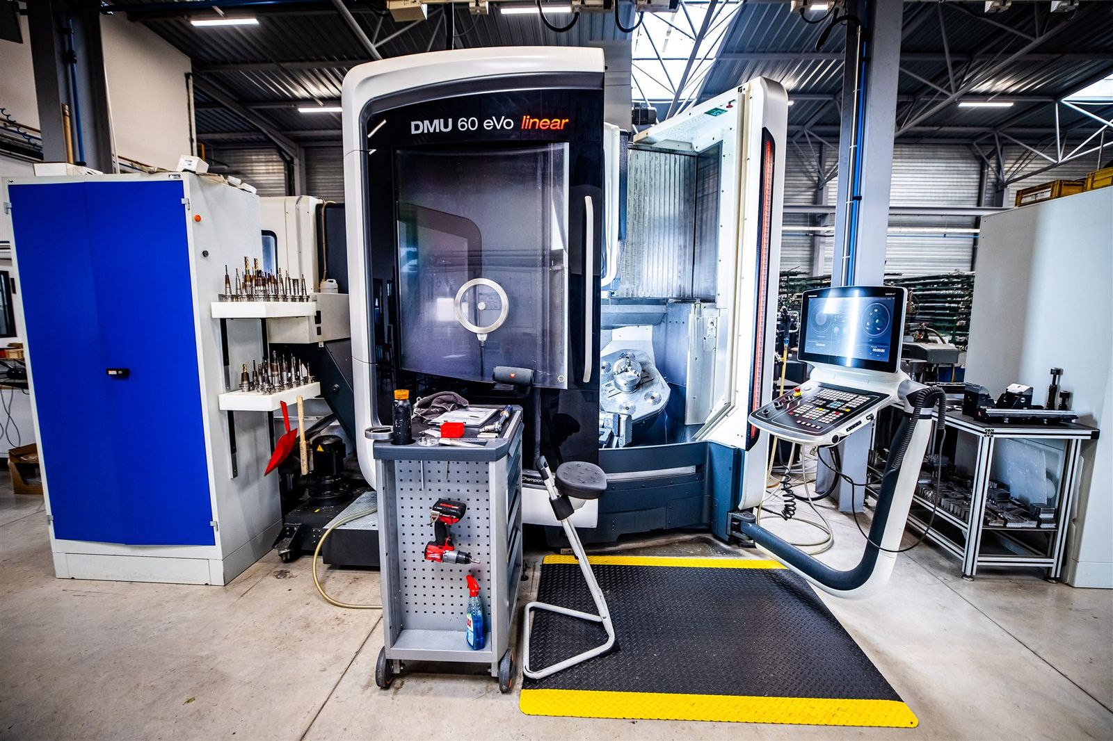 Centre d'usinage 5 axes en production
